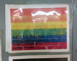 An LGBTQ social event at McMurdo Station.